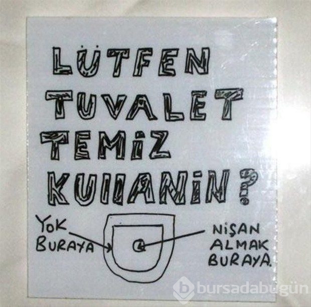 Komik tuvalet yazıları