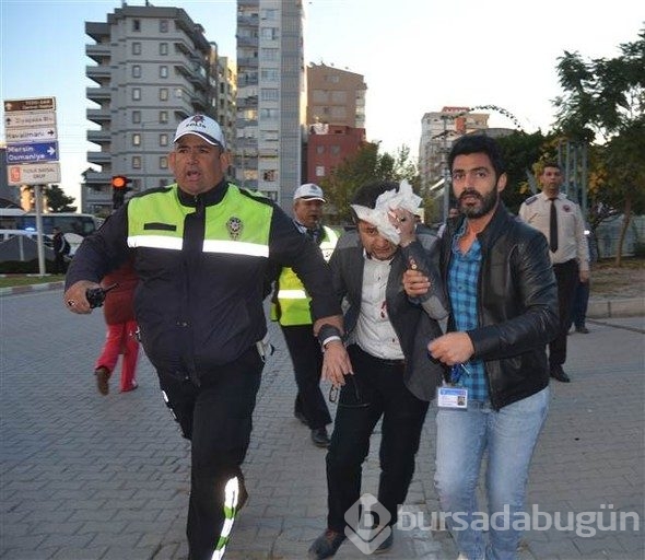 Adana Valiliği önünde patlama! Olay yerinden fotoğraflar