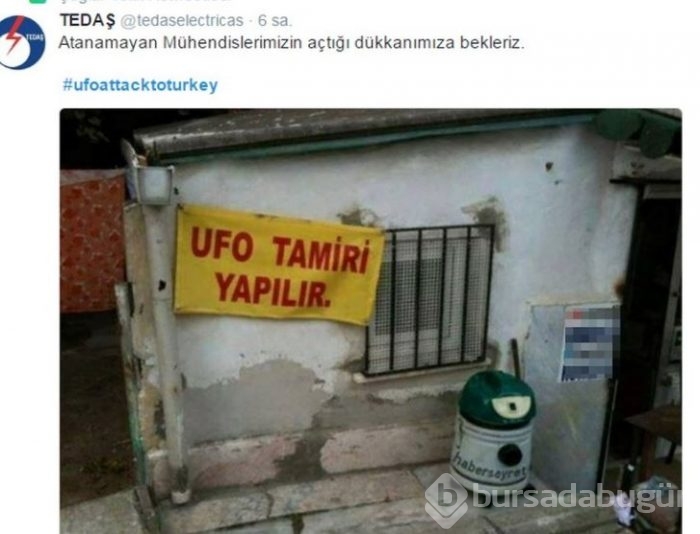 Sosyal medyada UFO geyikleri 