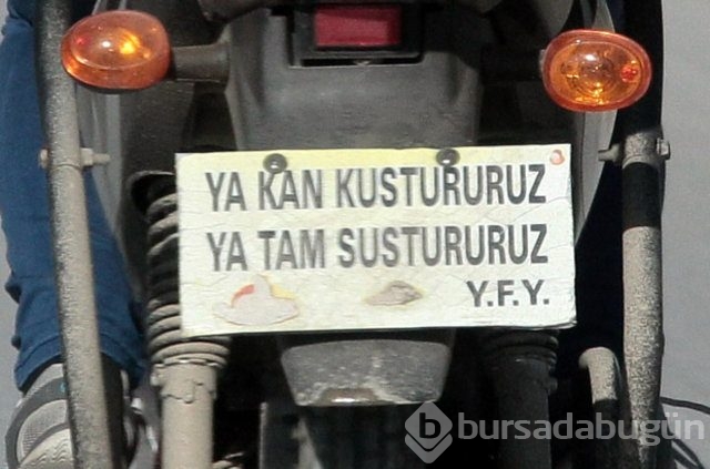 Kadın sürücüden plaka yerine 'ağır abi' sözü
