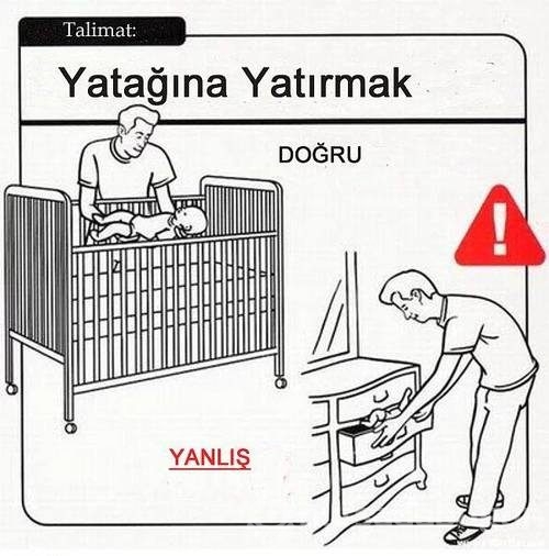 Güldüren ebeveyn talimatları