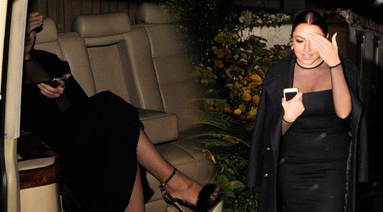 Hadise gece yarısı fena yakalandı