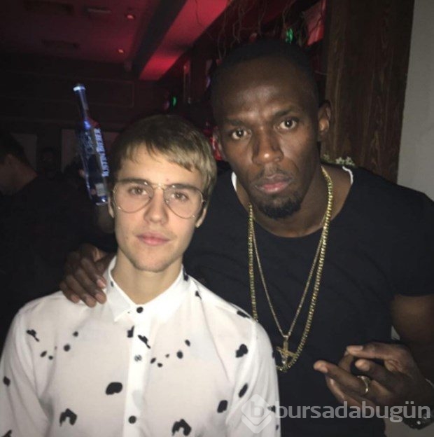 Justin Bieber ve Usain Bolt birlikte eğlendi