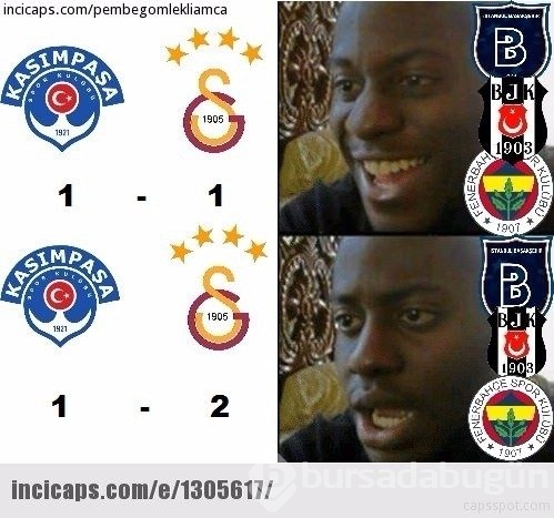 Galatasaray-Kasımpaşa capsleri