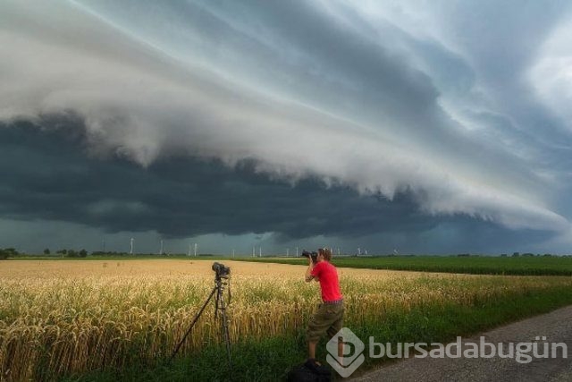 Tam o anın fotoğrafını çekti!