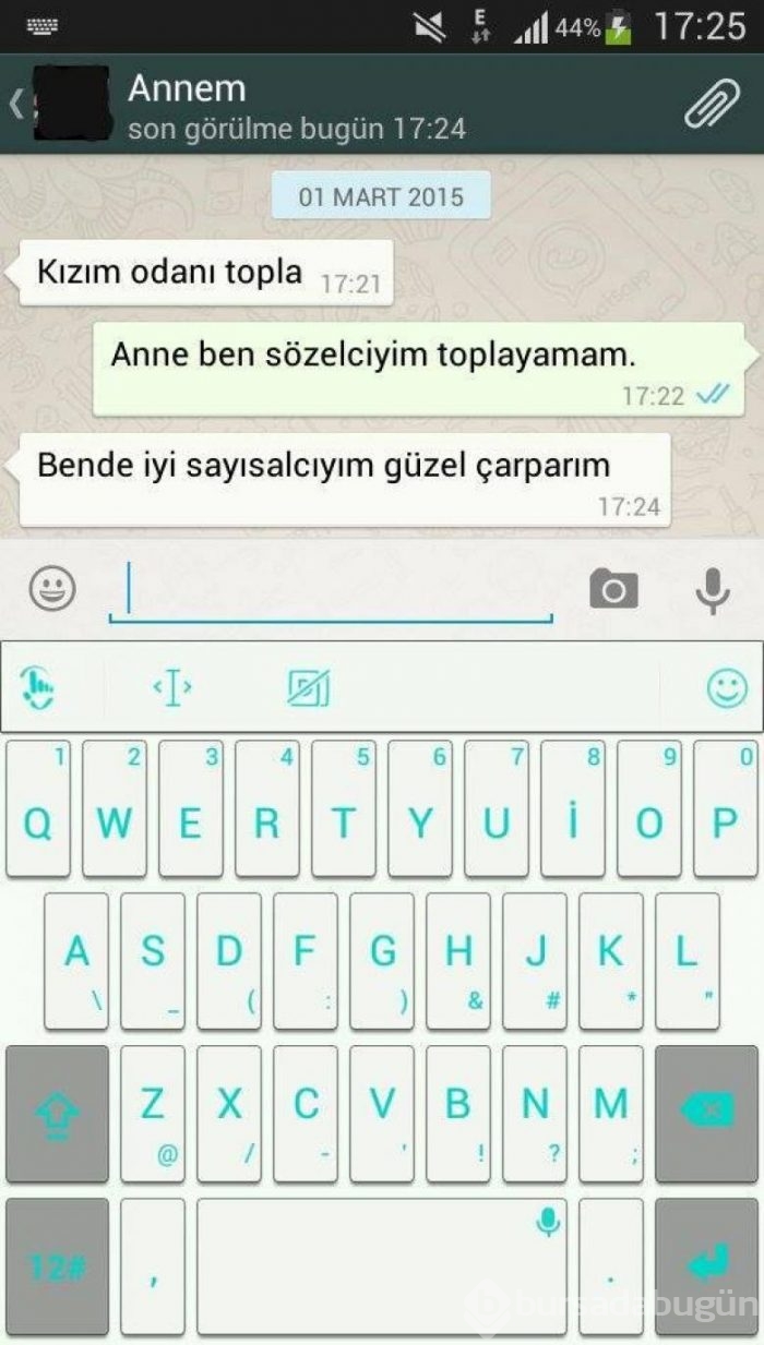 Anne ve babaların komik WhatsApp konuşmaları