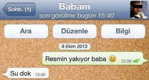 Anne ve babaların komik WhatsApp konuşmaları