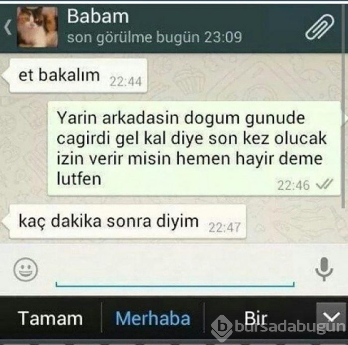 Anne ve babaların komik WhatsApp konuşmaları