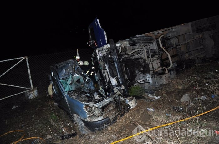 Bursa'da feci kaza: 4 ölü 1 yaralı

