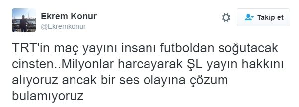 Sosyal medyada TRT tepkisi