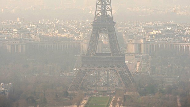 Paris'te hava kirliliği