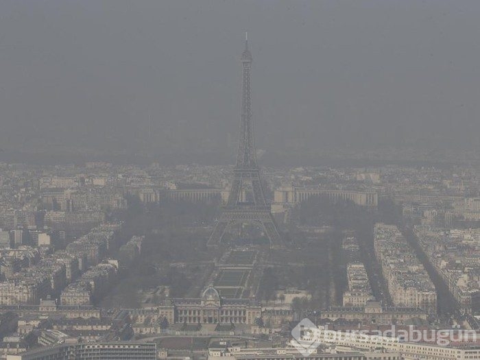 Paris'te hava kirliliği