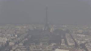 Paris'te hava kirliliği