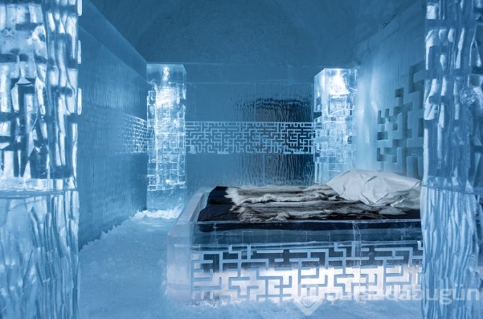 'Buz Otel'de kalmak cesaret ister