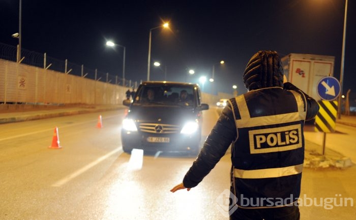 Bursa'da bin 200 polisle 'Huzur' operasyonu