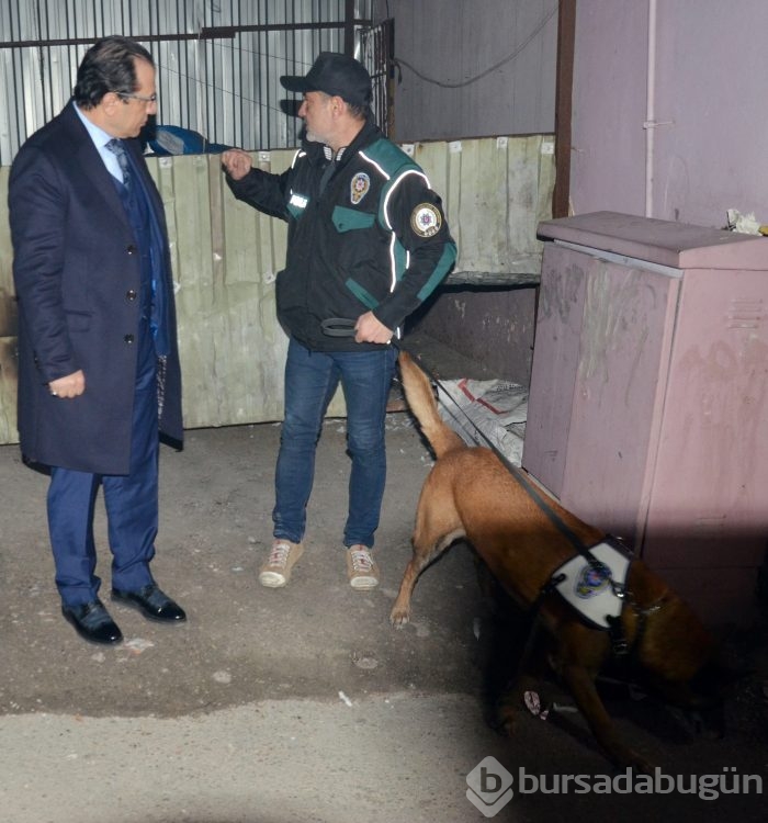 Bursa'da bin 200 polisle 'Huzur' operasyonu