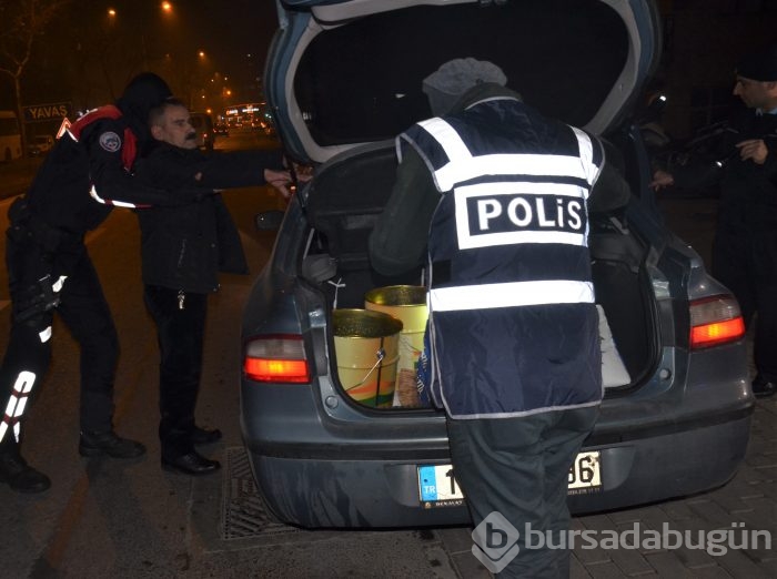 Bursa'da bin 200 polisle 'Huzur' operasyonu