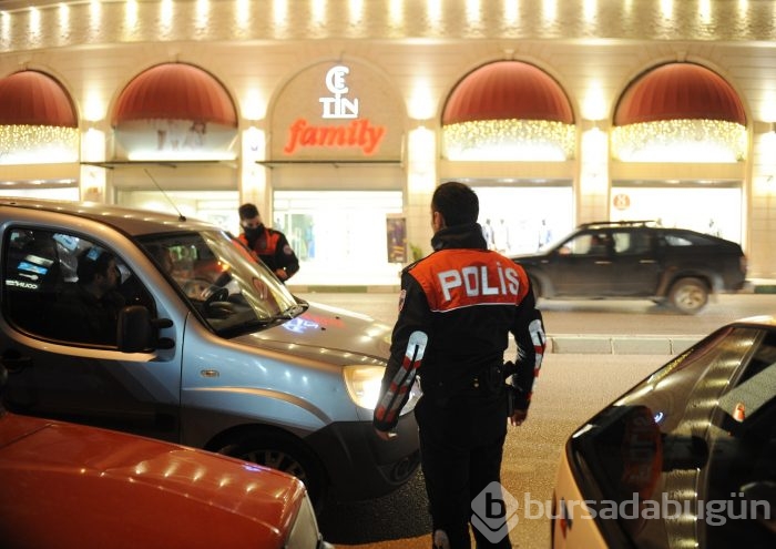 Bursa'da bin 200 polisle 'Huzur' operasyonu