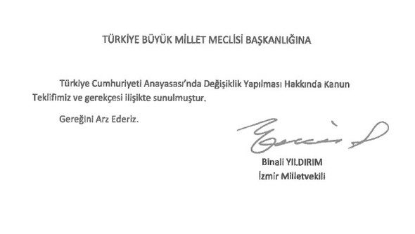İşte 21 maddelik Yeni Anayasa teklifi