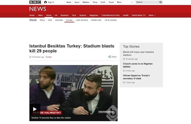 Dış basın İstanbul'daki patlamayı böyle gördü
