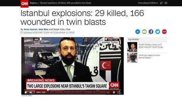 Dış basın İstanbul'daki patlamayı böyle gördü