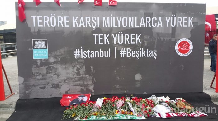 Acı ve gözyaşı: Beşiktaş'ta şehitlerimiz anılıyor...