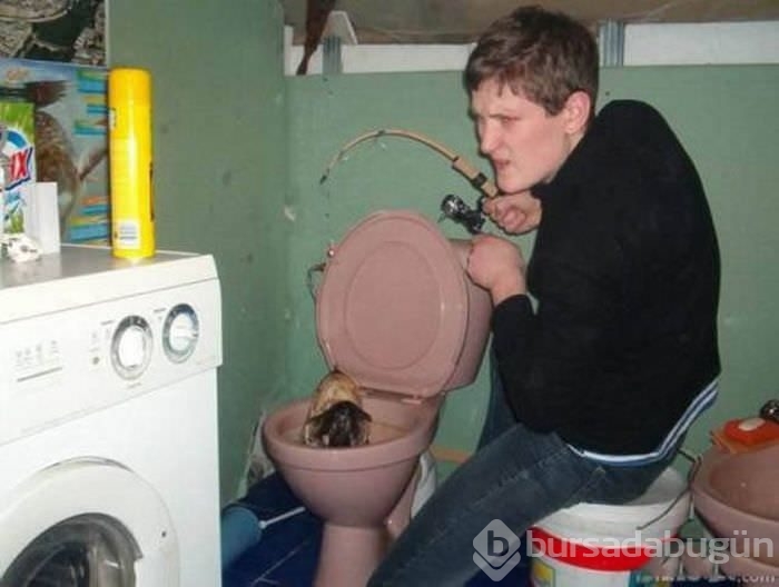 Balık tutmayı sevenlere eğlenceli fotoğraflar