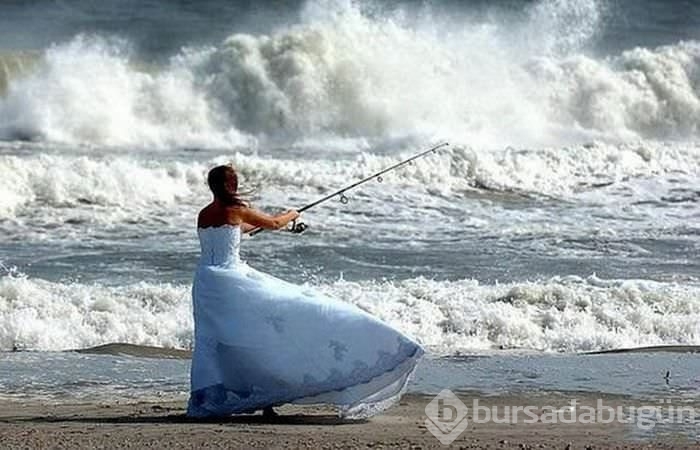 Balık tutmayı sevenlere eğlenceli fotoğraflar