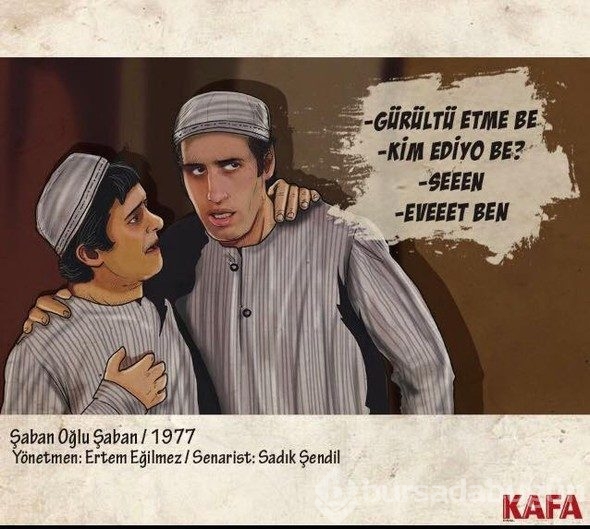 Yeşilçam'ın ünlüleri hiç böyle görmediniz!