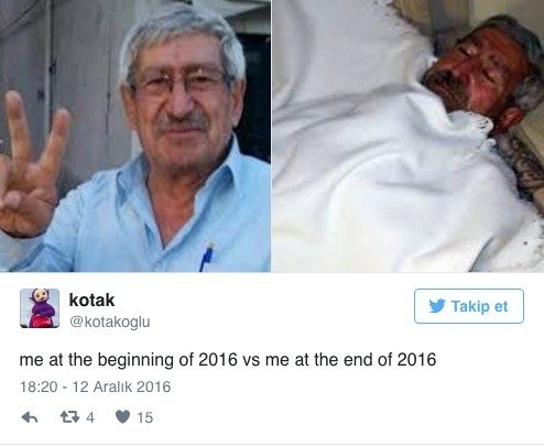 Twitter'da 2016 akımı zorluk böyle anlatıldı