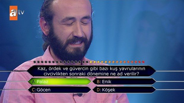 Kim Milyoner Olmak İster'de ilginç sorular