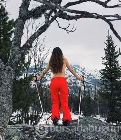Rus kızlarına soğuk işlemez dedirten kareler