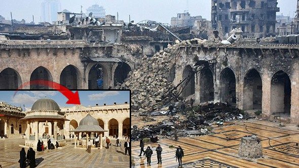 Ateşkesin ardından Halep böyle görüntülendi