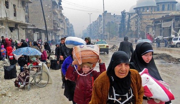 Ateşkesin ardından Halep böyle görüntülendi