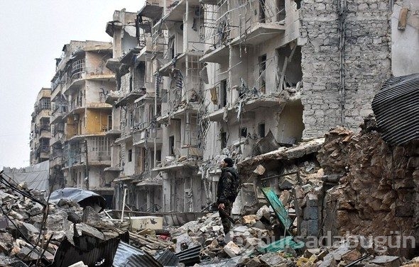 Ateşkesin ardından Halep böyle görüntülendi