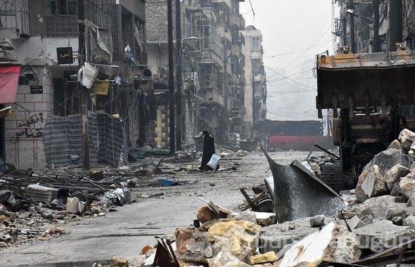 Ateşkesin ardından Halep böyle görüntülendi