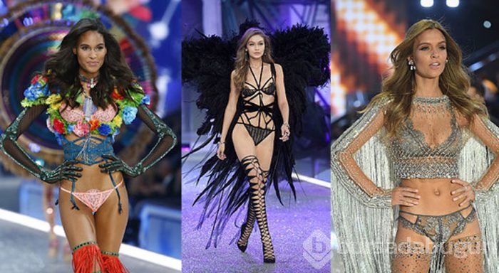 Her bedenden kadın Victoria's Secret şovuna çıktı