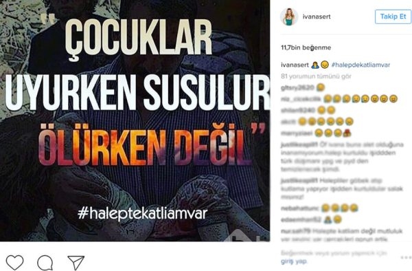 Ünlü isimler Halep katliamına sessiz kalmadı