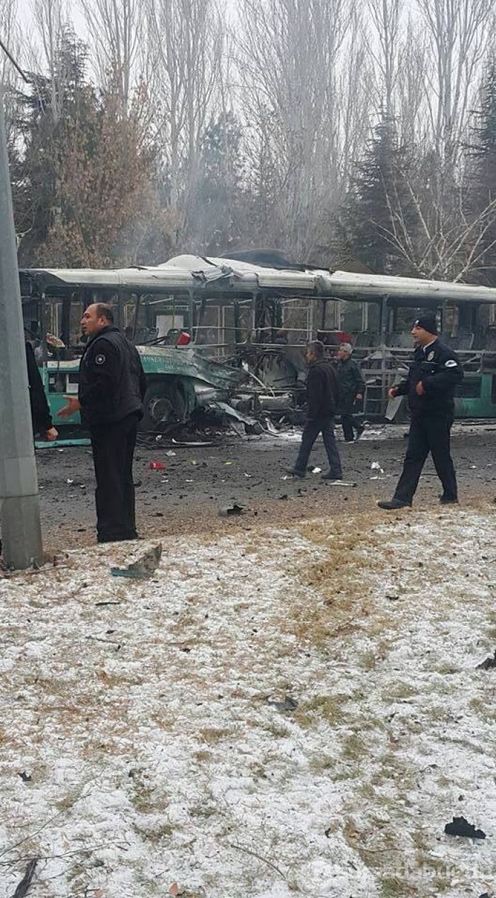 Kayseri'de patlama! Olay yerinden ilk fotoğraflar...