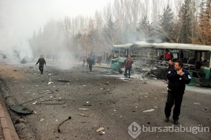 Kayseri'de patlama! Olay yerinden ilk fotoğraflar...