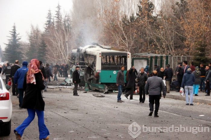 Kayseri'de patlama! Olay yerinden ilk fotoğraflar...