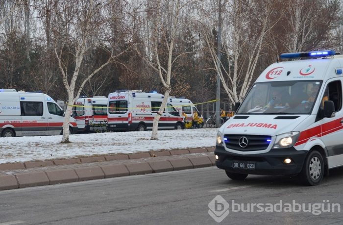 Kayseri'de patlama! Olay yerinden ilk fotoğraflar...
