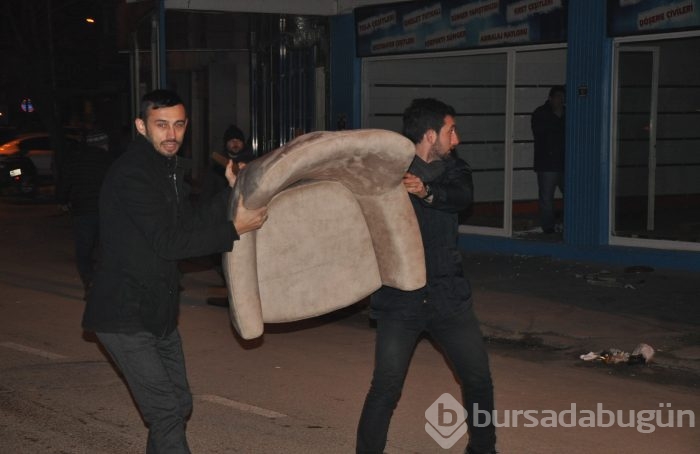 Bursa'da İnegöl mobilya sanayinde büyük yangın 