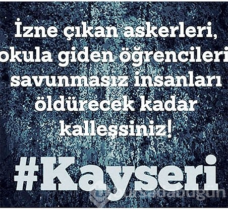 Ünlüler Kayseri'deki terör saldırısına isyan etti