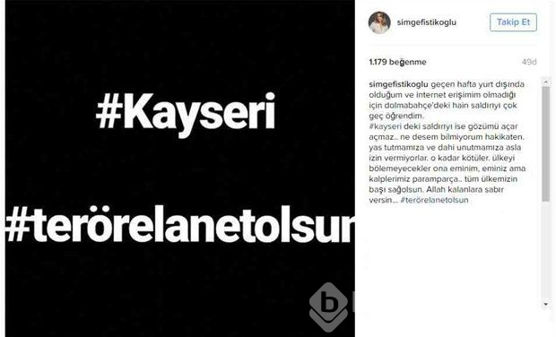 Ünlüler Kayseri'deki terör saldırısına isyan etti