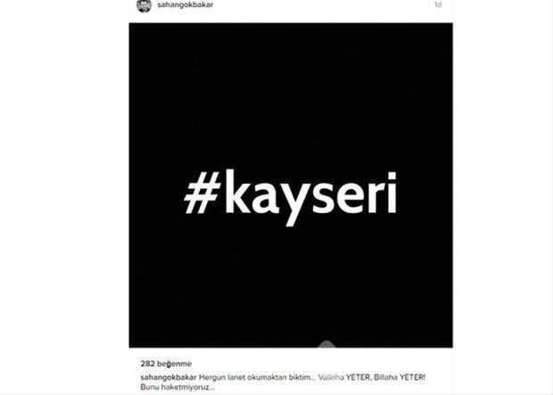 Ünlüler Kayseri'deki terör saldırısına isyan etti