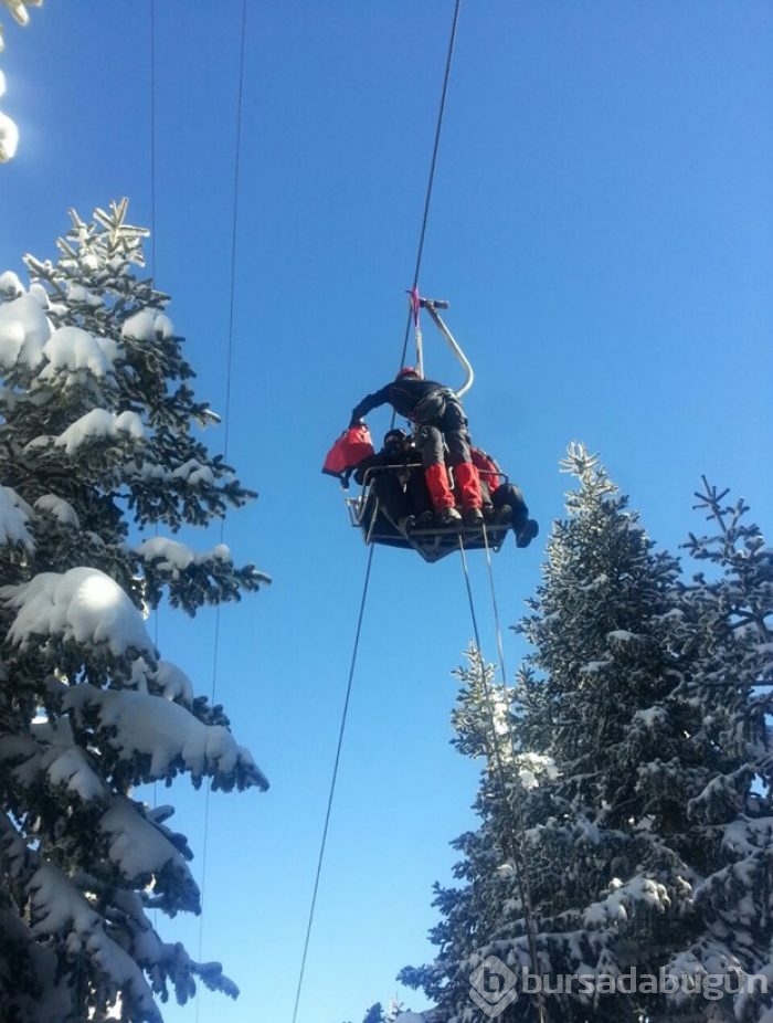 Uludağ'da kayak tatili kabusa döndü