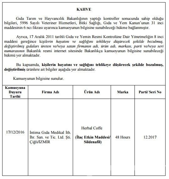 Taklit ve tağşiş yapan firmalar açıklandı