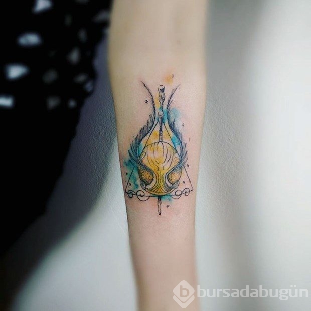 Harry Potter hayranlarının dövmeleri