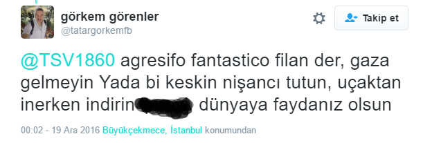 Türk taraftarlar Pereira ile fena dalga geçti
